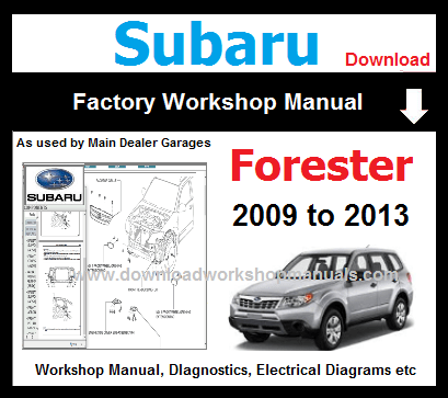 Subaru Forester Service Repair Workshop Manual